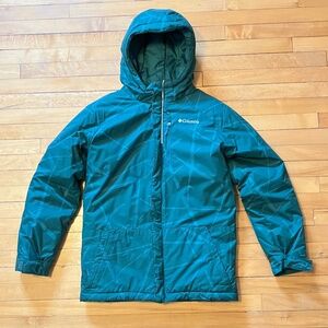 Columbia insulated kids winter Lightning Lift jacket, Green - Youth Large